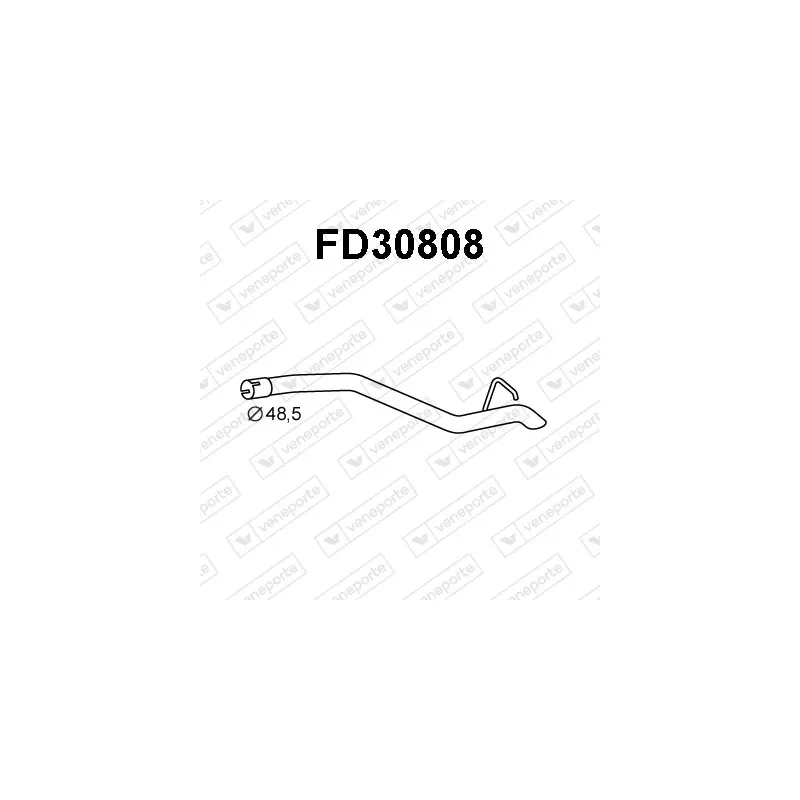Tuyau d'échappement VENEPORTE FD30808