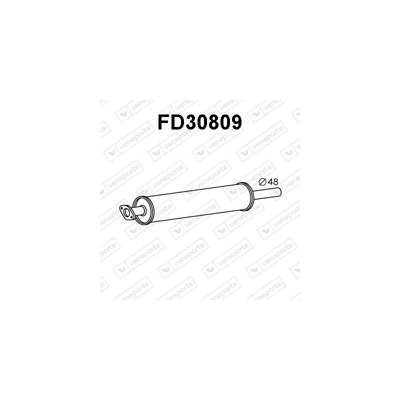 Silencieux avant VENEPORTE FD30809