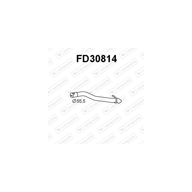 Tuyau d'échappement VENEPORTE FD30814