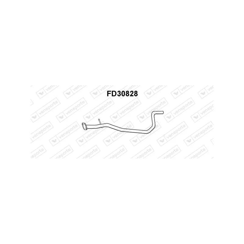 Tuyau d'échappement VENEPORTE FD30828