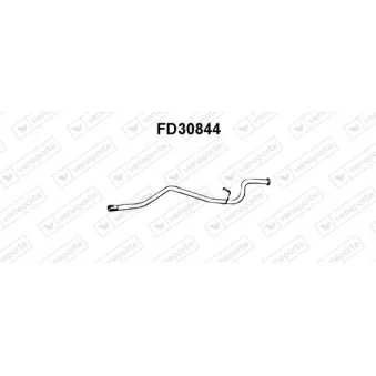 Tuyau d'échappement VENEPORTE FD30844