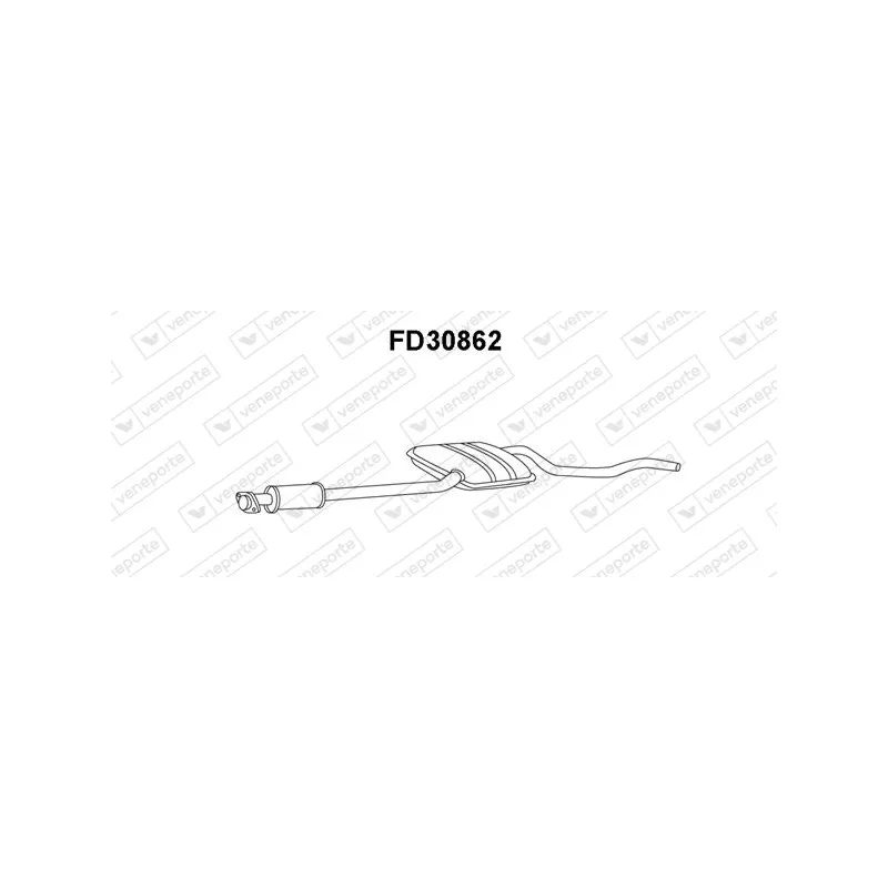 Silencieux central VENEPORTE FD30862