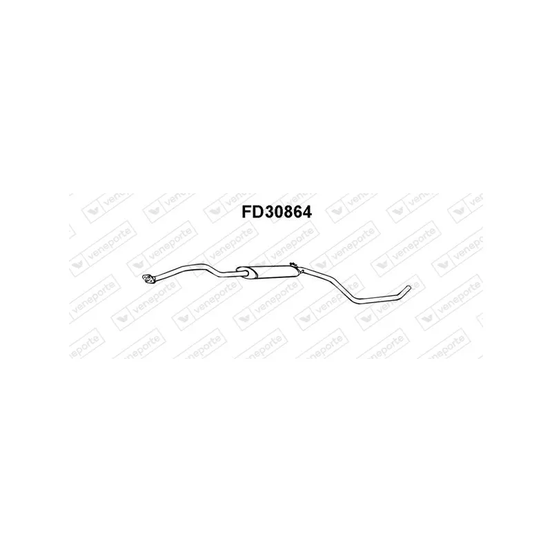 Silencieux central VENEPORTE FD30864