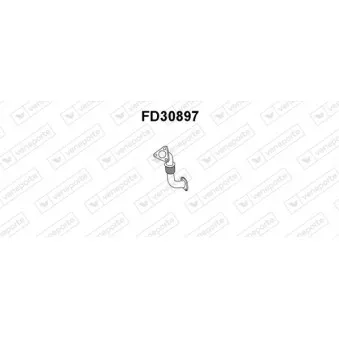 Tuyau d'échappement VENEPORTE FD30897
