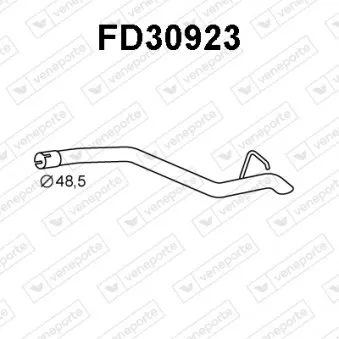 Tuyau d'échappement VENEPORTE FD30923
