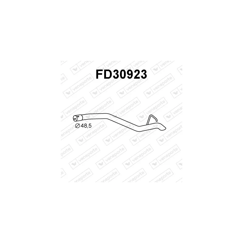 Tuyau d'échappement VENEPORTE FD30923