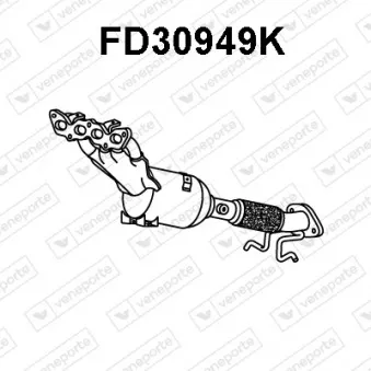 Catalyseur en coude VENEPORTE FD30949K
