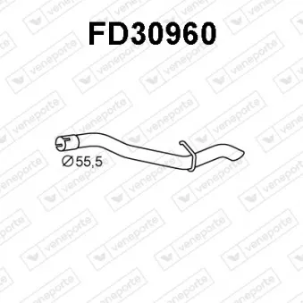 Tuyau d'échappement VENEPORTE FD30960