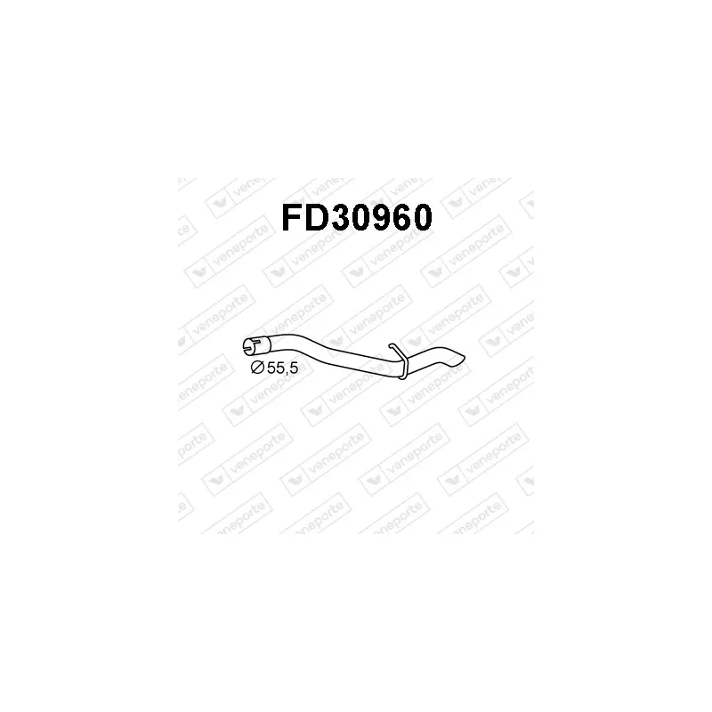 Tuyau d'échappement VENEPORTE FD30960