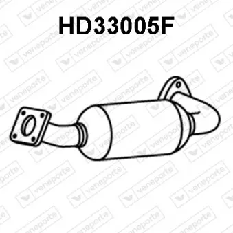 Filtre à particules / à suie, échappement VENEPORTE HD33005F