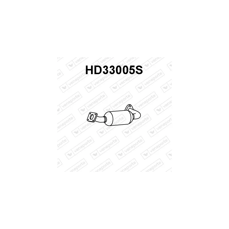 Filtre à particules / à suie, échappement VENEPORTE HD33005S