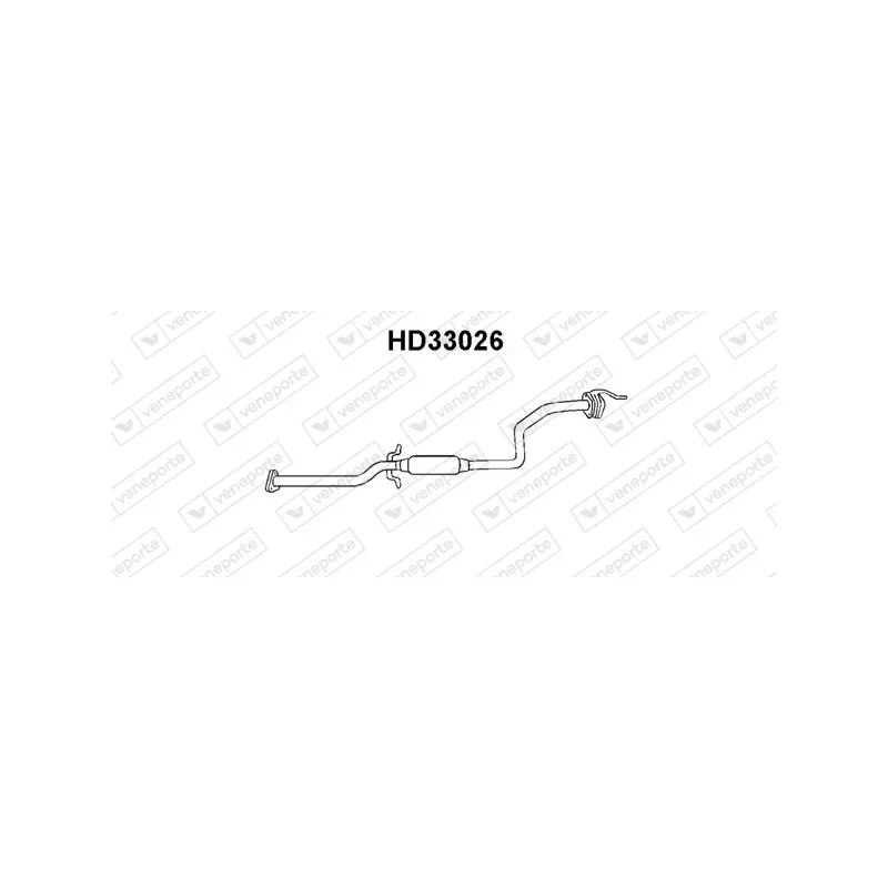 Silencieux central VENEPORTE HD33026