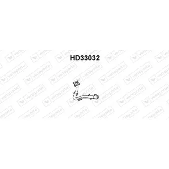 Tuyau d'échappement VENEPORTE HD33032