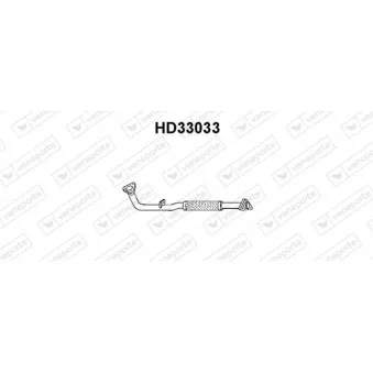 Tuyau d'échappement VENEPORTE