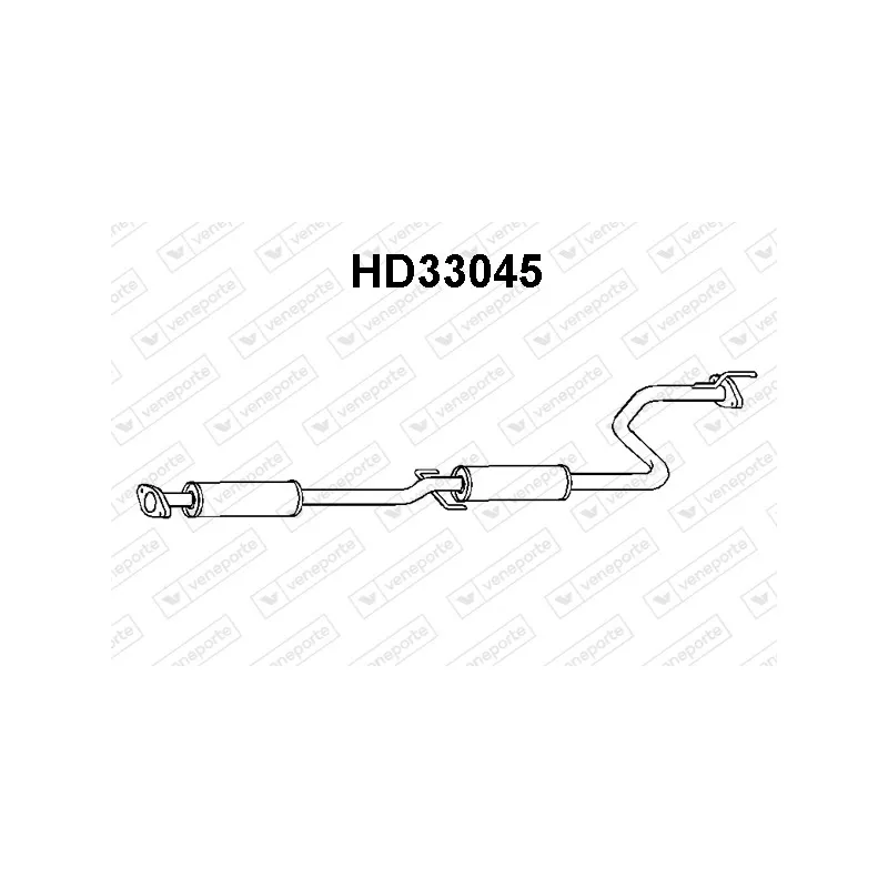 Silencieux central VENEPORTE HD33045