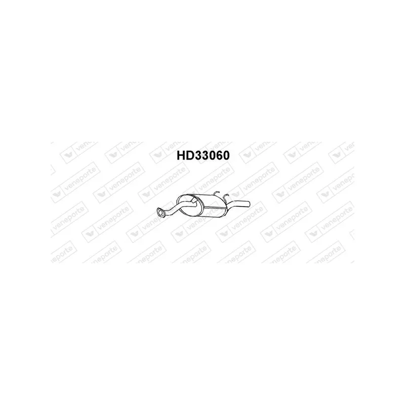 Silencieux arrière VENEPORTE HD33060