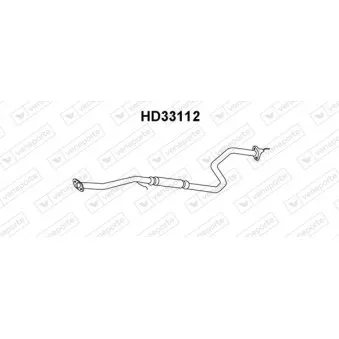 Silencieux central VENEPORTE HD33112