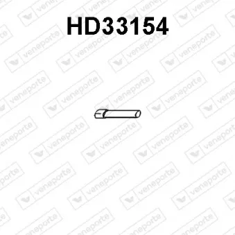 Tuyau d'échappement VENEPORTE HD33154