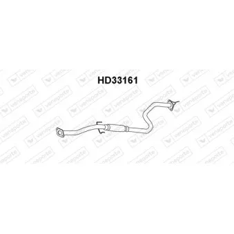 Silencieux central VENEPORTE HD33161