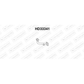 Tuyau d'échappement VENEPORTE HD33341