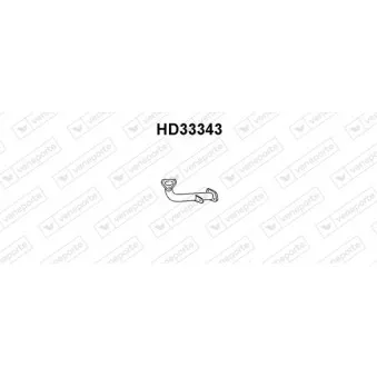 Tuyau d'échappement VENEPORTE HD33343