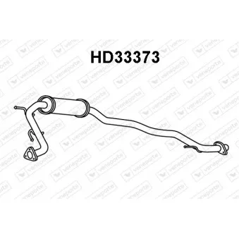Silencieux central VENEPORTE HD33373
