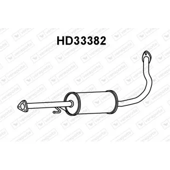 Silencieux central VENEPORTE HD33382