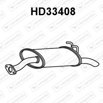 Silencieux arrière VENEPORTE HD33408
