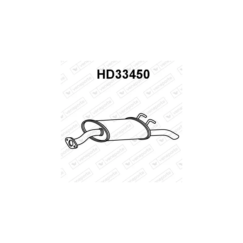 Silencieux arrière VENEPORTE HD33450