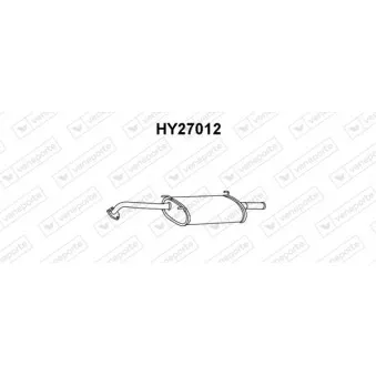Silencieux arrière VENEPORTE