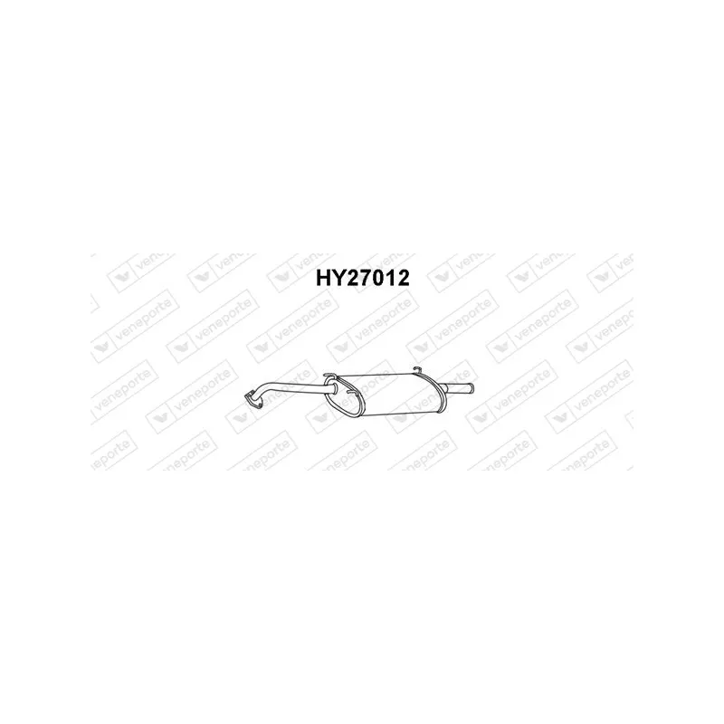 Silencieux arrière VENEPORTE HY27012