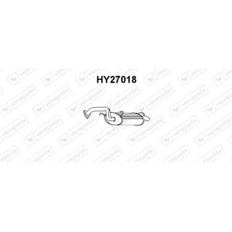 Silencieux arrière VENEPORTE