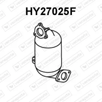 Filtre à particules / à suie, échappement VENEPORTE HY27025F