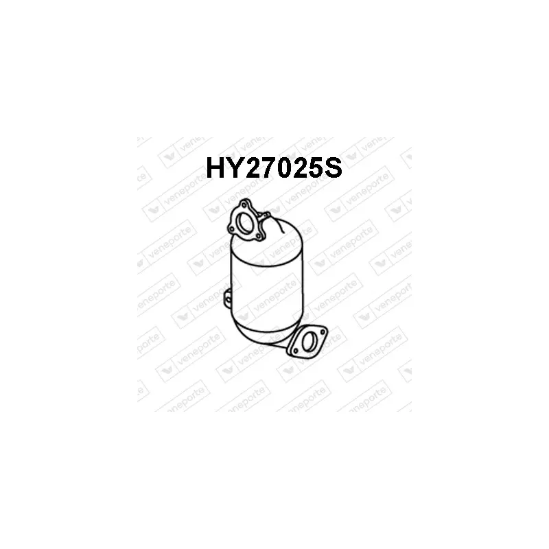Filtre à particules / à suie, échappement VENEPORTE HY27025S