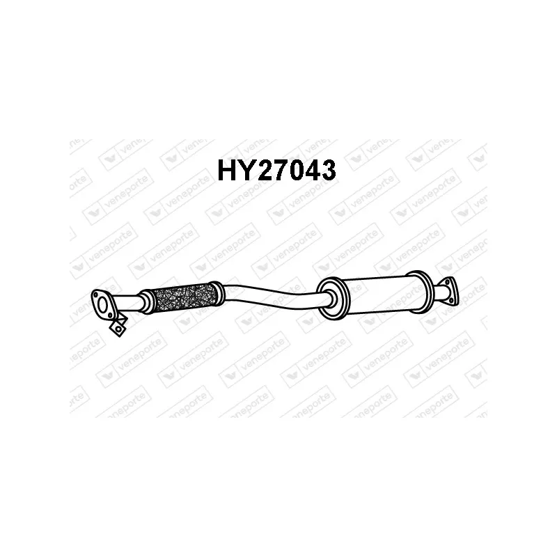 Silencieux avant VENEPORTE HY27043