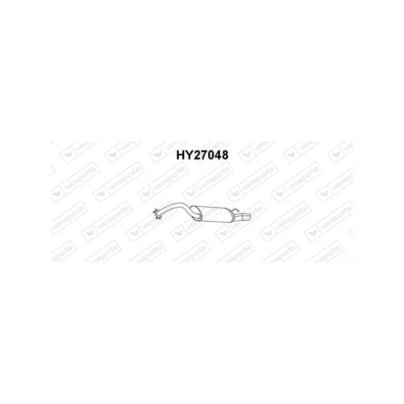 Silencieux arrière VENEPORTE HY27048