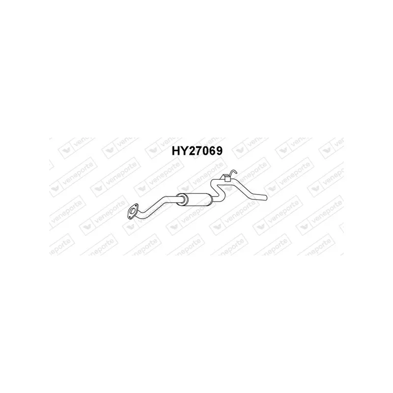 Silencieux arrière VENEPORTE HY27069