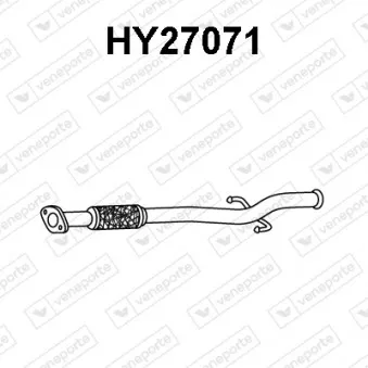Tuyau d'échappement VENEPORTE HY27071