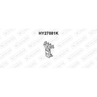Catalyseur en coude VENEPORTE HY27081K