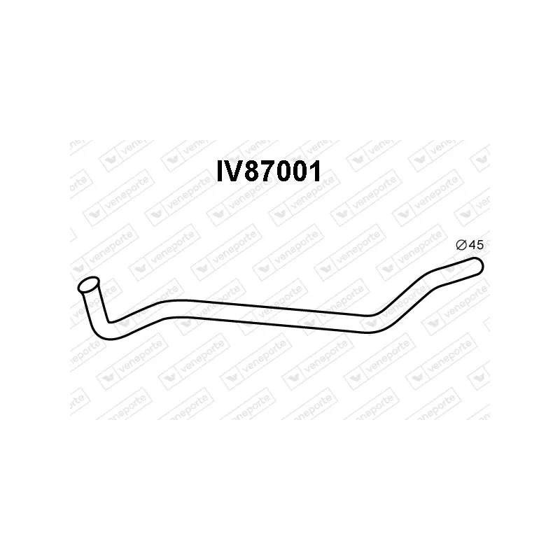 Tuyau d'échappement VENEPORTE IV87001