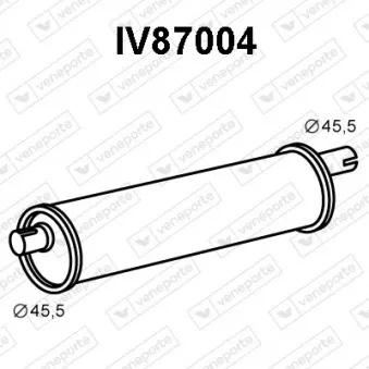 Silencieux arrière VENEPORTE IV87004