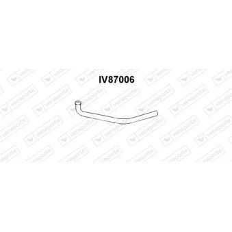 Tuyau d'échappement VENEPORTE IV87006