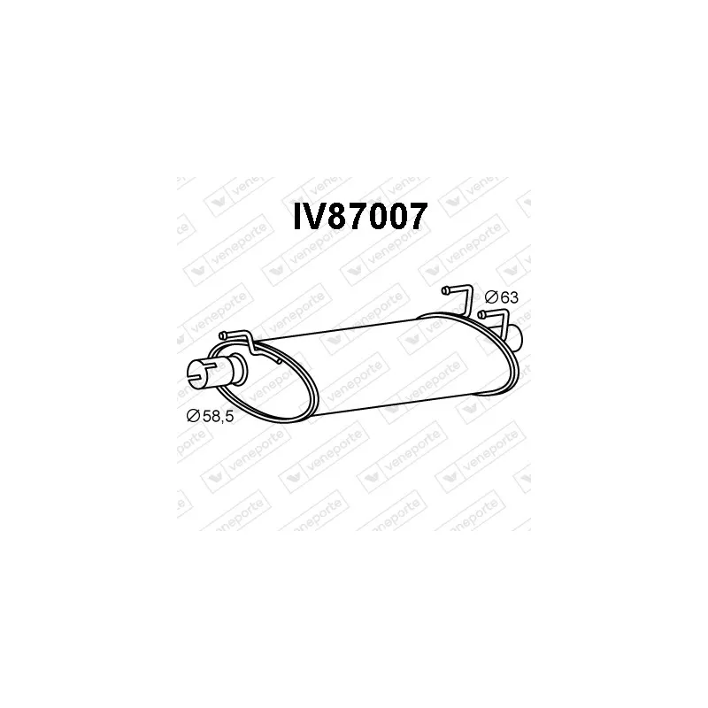 Silencieux arrière VENEPORTE IV87007