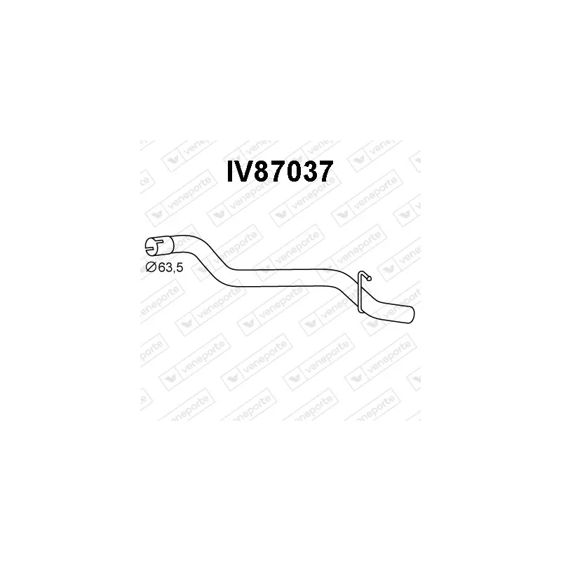 Tuyau d'échappement VENEPORTE IV87037
