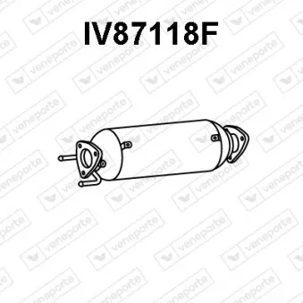 Filtre à particules / à suie, échappement VENEPORTE IV87118F