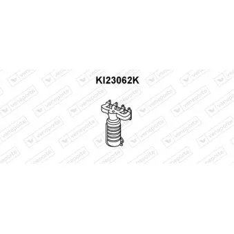 Catalyseur en coude VENEPORTE KI23062K