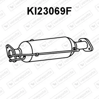 Filtre à particules / à suie, échappement VENEPORTE KI23069F