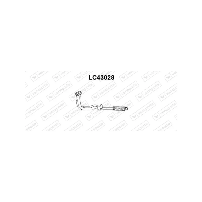 Tuyau d'échappement VENEPORTE LC43028
