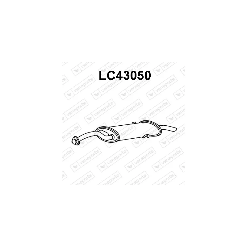 Silencieux arrière VENEPORTE LC43050