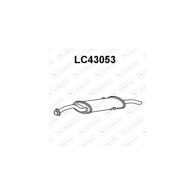 Silencieux arrière VENEPORTE LC43053